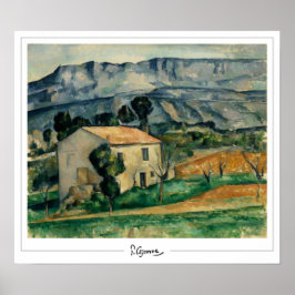 Paul Cézanne Zedign Poster de arte #47