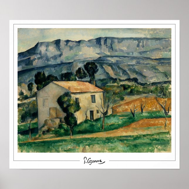 Paul Cézanne Zedign Poster de arte #47 (Frente)