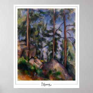 Paul Cézanne Zedign Poster de arte #556