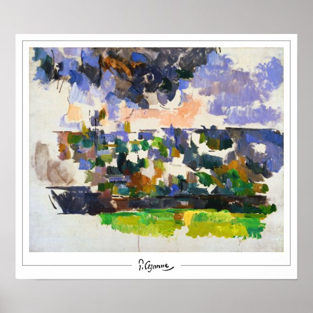 Paul Cézanne Zedign Poster de arte #682 (Frente)