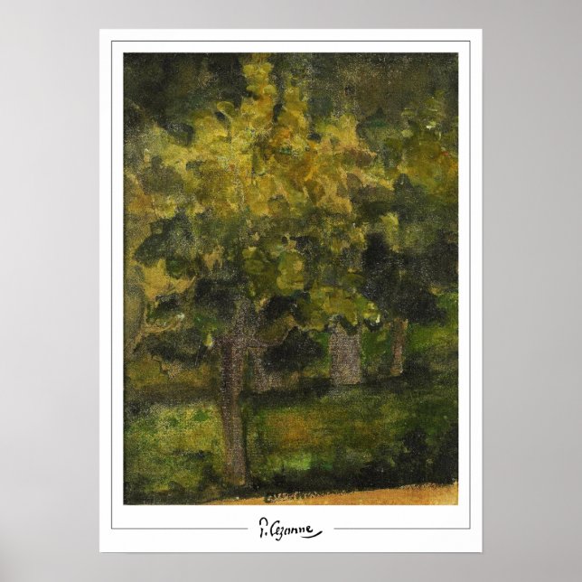 Paul Cézanne Zedign Poster de arte #724 (Frente)