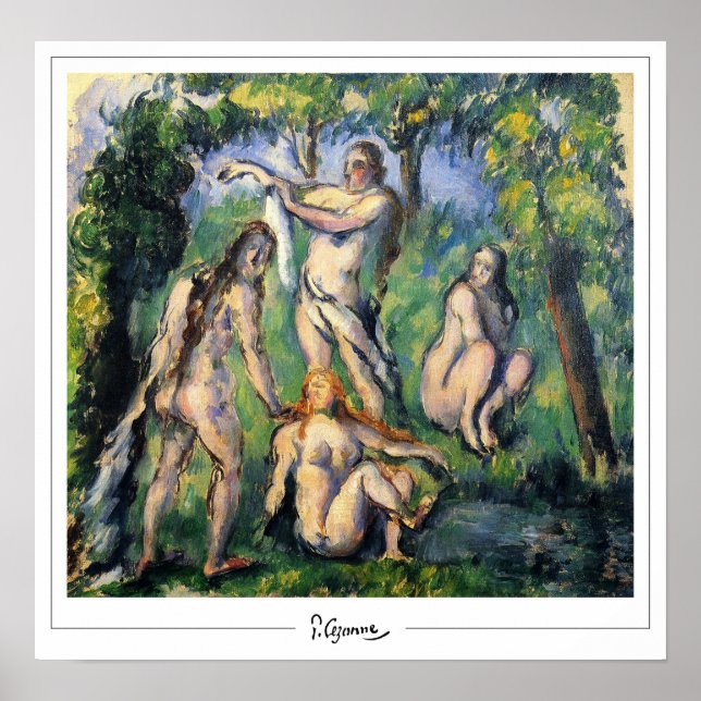 Paul Cézanne Zedign Poster de arte #786 (Frente)