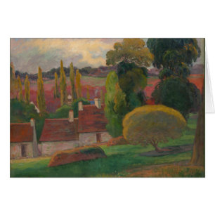 Paul Gaugin "Una granja en Bretaña"