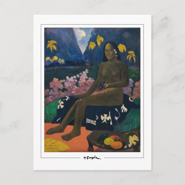 Paul Gauguin #136 - postal Bella Artes (Anverso)