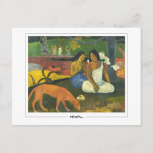 Paul Gauguin #144 - Tarjeta postal de arte fino
