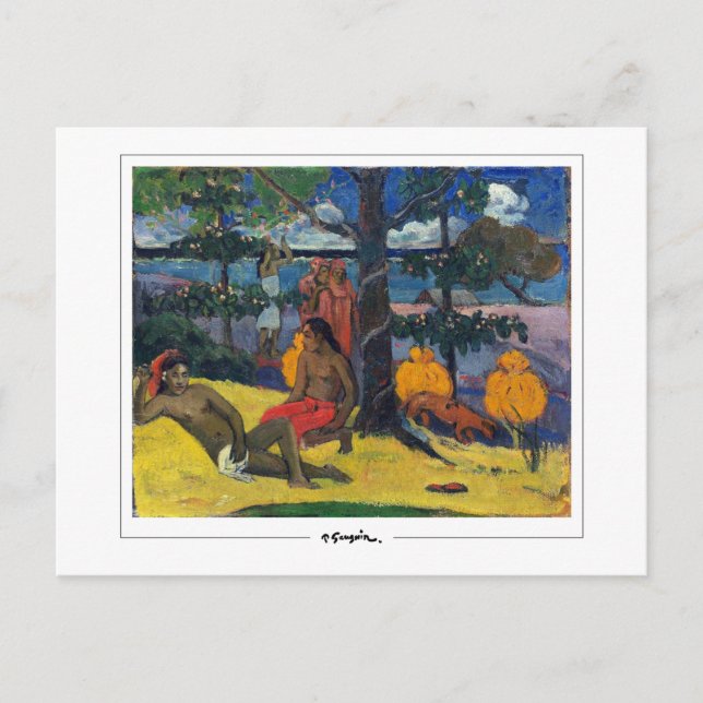 Paul Gauguin #469 - Tarjeta postal de arte fino (Anverso)