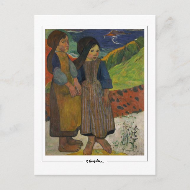 Paul Gauguin #489 - postal Bella Artes (Anverso)