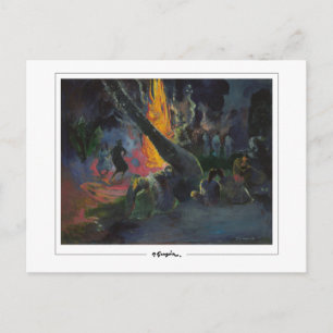 Paul Gauguin #5 - Tarjeta postal de arte fino