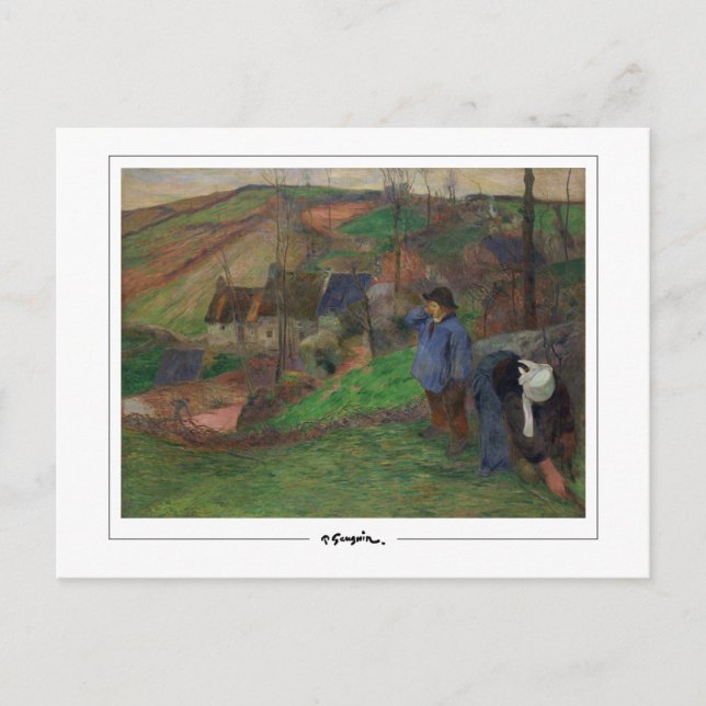 Paul Gauguin #611 - postal Bella Artes (Anverso)