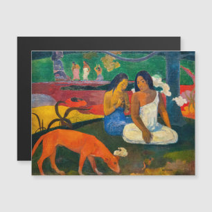 Paul Gauguin - Arearea / El Perro Rojo Tarjeta Mag