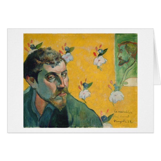 Paul Gauguin| Autorretrato, Les Miserables, 1888  (Anverso (Horizontal))