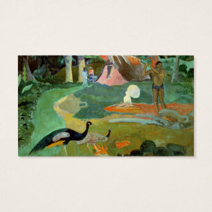 Paul Gauguin el Matamoe o, paisaje con los pavos