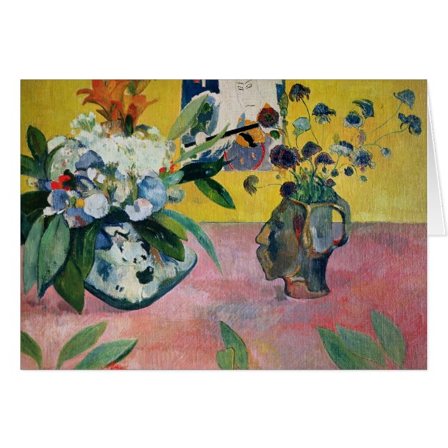 Paul Gauguin | Flores y papel japonés, 1889 (Anverso (Horizontal))
