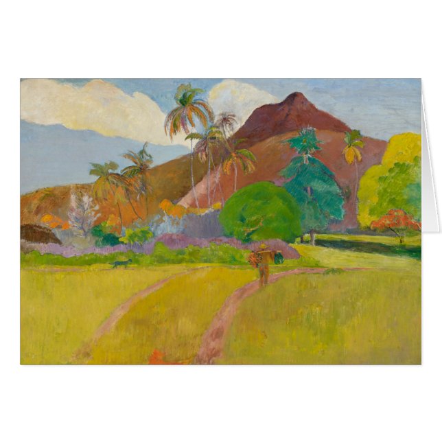 Paul Gauguin - Paisaje Tahitiano (Anverso (Horizontal))