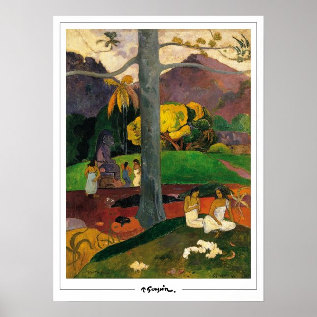 Paul Gauguin Zedign Poster de arte #25 (Frente)