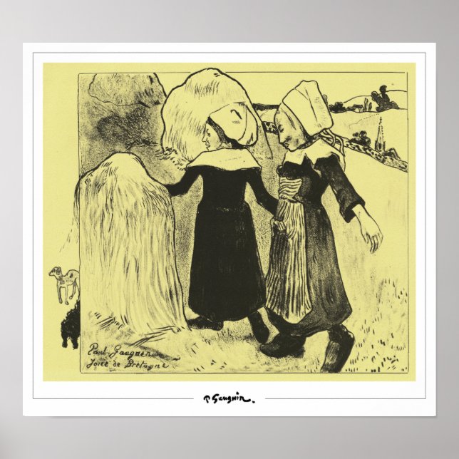 Paul Gauguin Zedign Poster de arte #507 (Frente)