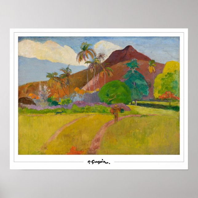 Paul Gauguin Zedign Poster de Arte #98 (Frente)