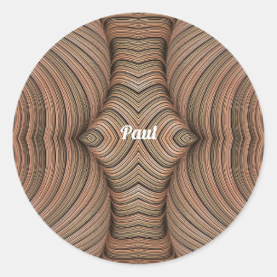 PAUL ~ Guay patrón fractal ~ original ~ Pegatina