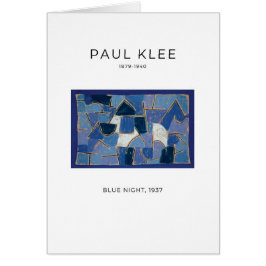 Paul Klee, Blue Night (1937) - Tarjeta Bella Artes