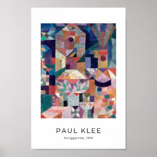 Paul Klee, Burggarten - Arte abstracto colorido
