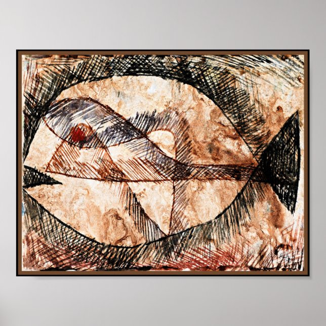 Paul Klee - C.-C.=Fisch, arte abstracto (Frente)