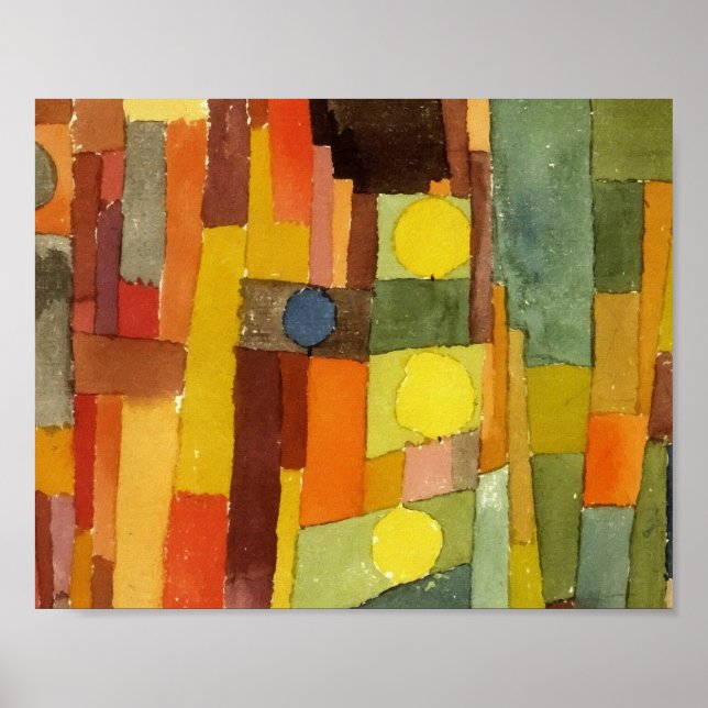 Paul Klee En El Estilo Del Arte De Las Acuarelas D (Frente)