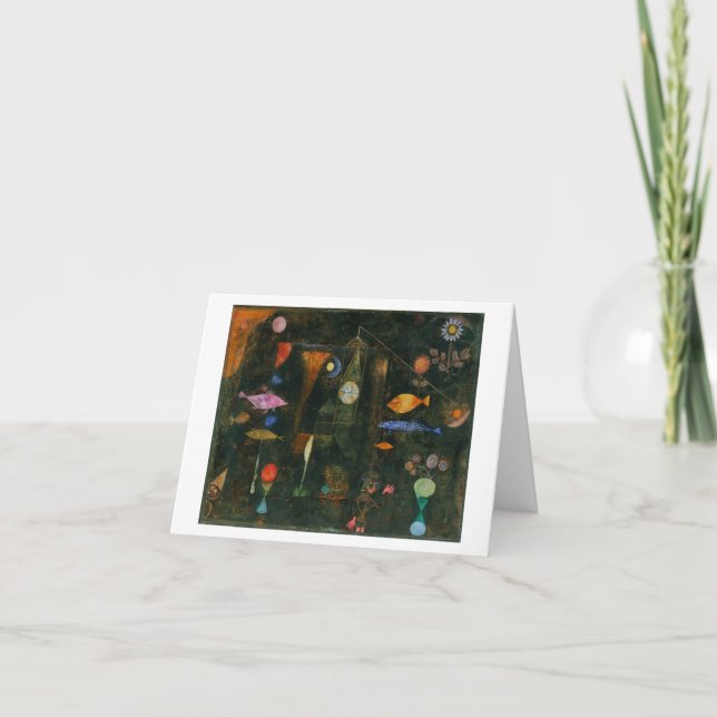 Paul Klee, "Fish Magic", Tarjeta de Nota de 1925 (Anverso)