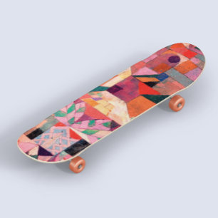 Paul Klee Guay Vintage Abstrage Art Skateboard
