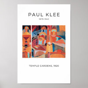 Paul Klee, jardines del templo - Arte abstracto co