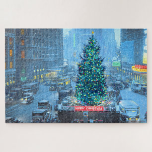 Paul McGehee "Navidad en Nueva York" Rompecabezas