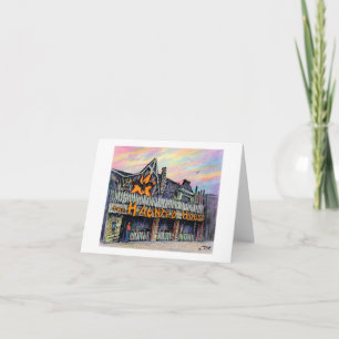 Paul McGehee tarjeta "de la casa encantada"