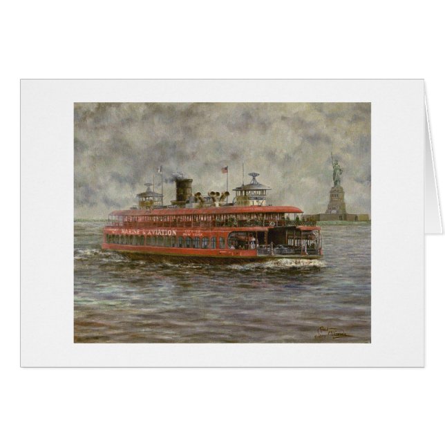 Paul McGehee tarjeta "del transbordador de Staten (Anverso (Horizontal))