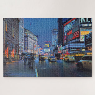 Paul McGehee "Times Square en 1954" Rompecabezas