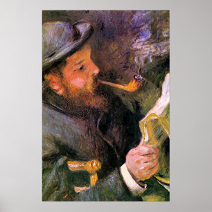 Paul Monet leyendo, obra de arte popular,