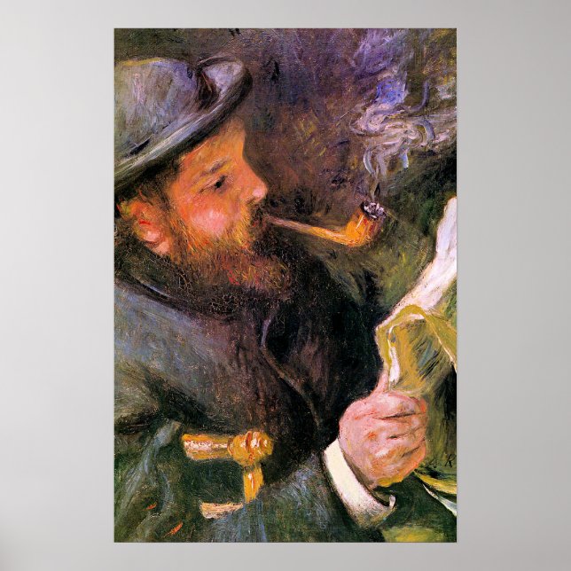 Paul Monet leyendo, obra de arte popular, (Frente)