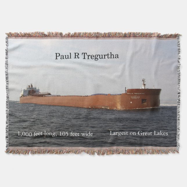 Paul R. Tregurtha arroja manta (Anverso)