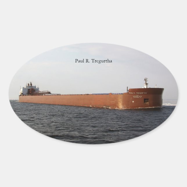 Paul R. Tregurtha pegatina (Anverso)
