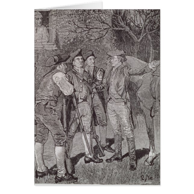 Paul Revere en Lexington (Frente)