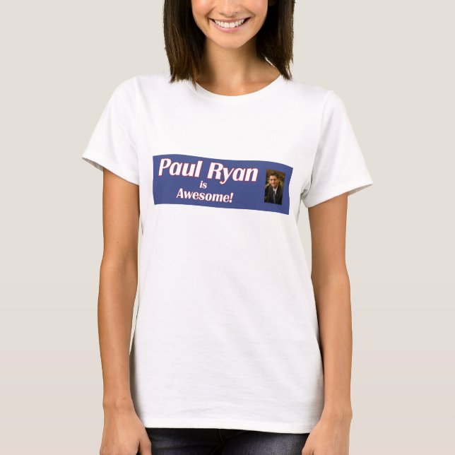 Paul Ryan es una increíble camiseta de mujer (Anverso)