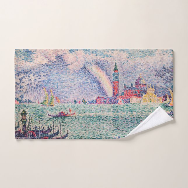 Paul Signac - Arcoiris, Venecia (Toalla de mano)