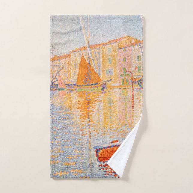 Paul Signac - La boya roja, Saint-Tropez (Toalla de mano)