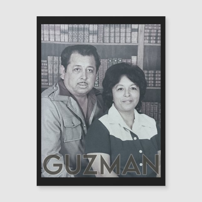 PAUL Sr. & MARGARET GUZMAN Magnet (Anverso)