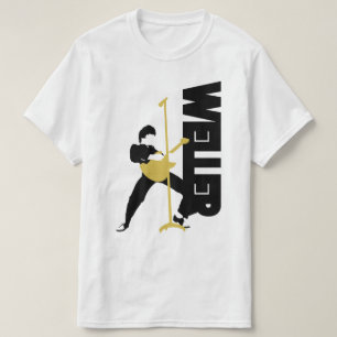 Paul Weller de la camiseta minimalista del arte