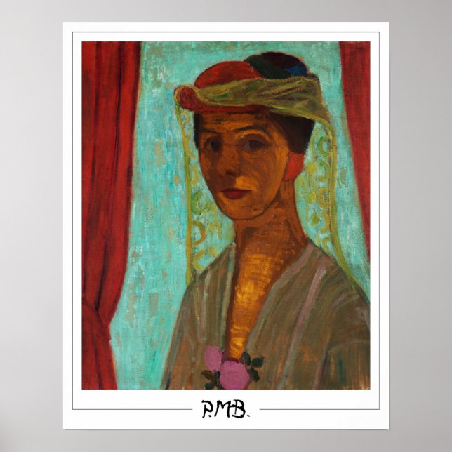 Paula Modersohn-Becker Zedign Poster de Arte #10 (Frente)
