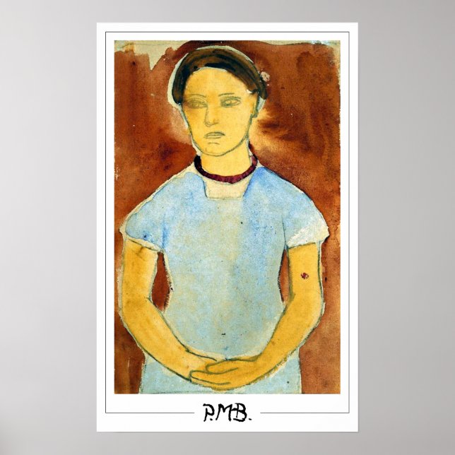 Paula Modersohn-Becker Zedign Poster de Arte #108 (Frente)