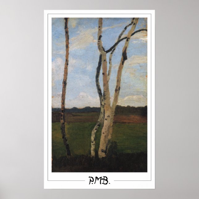 Paula Modersohn-Becker Zedign Poster de Arte #113 (Frente)