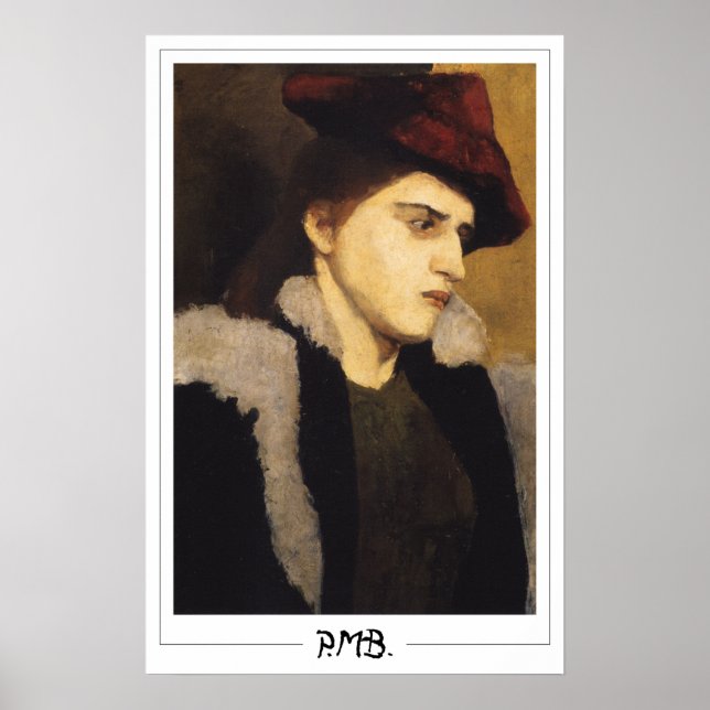 Paula Modersohn-Becker Zedign Poster de Arte #144 (Frente)