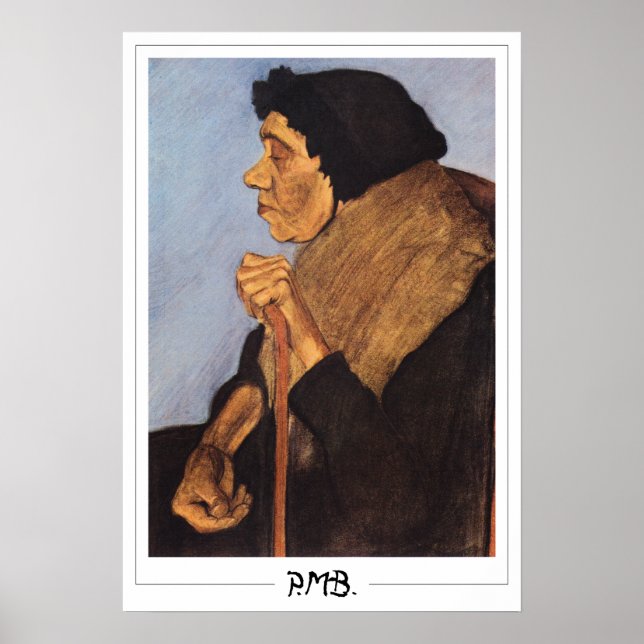 Paula Modersohn-Becker Zedign Poster de Arte #150 (Frente)
