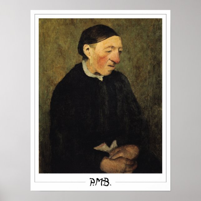 Paula Modersohn-Becker Zedign Poster de Arte #174 (Frente)