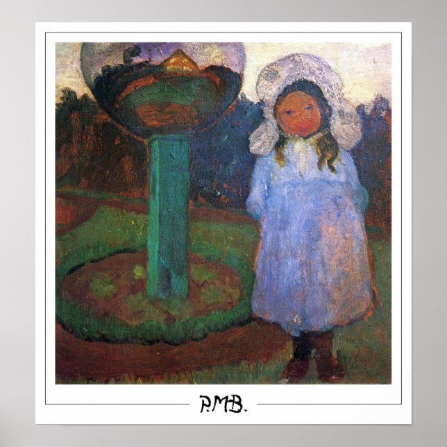 Paula Modersohn-Becker Zedign Poster de Arte #179 (Frente)